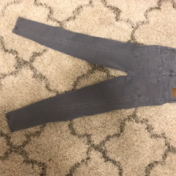 COPY - Navy/gray/blue American eagle denim jeans - Picture 6 of 7